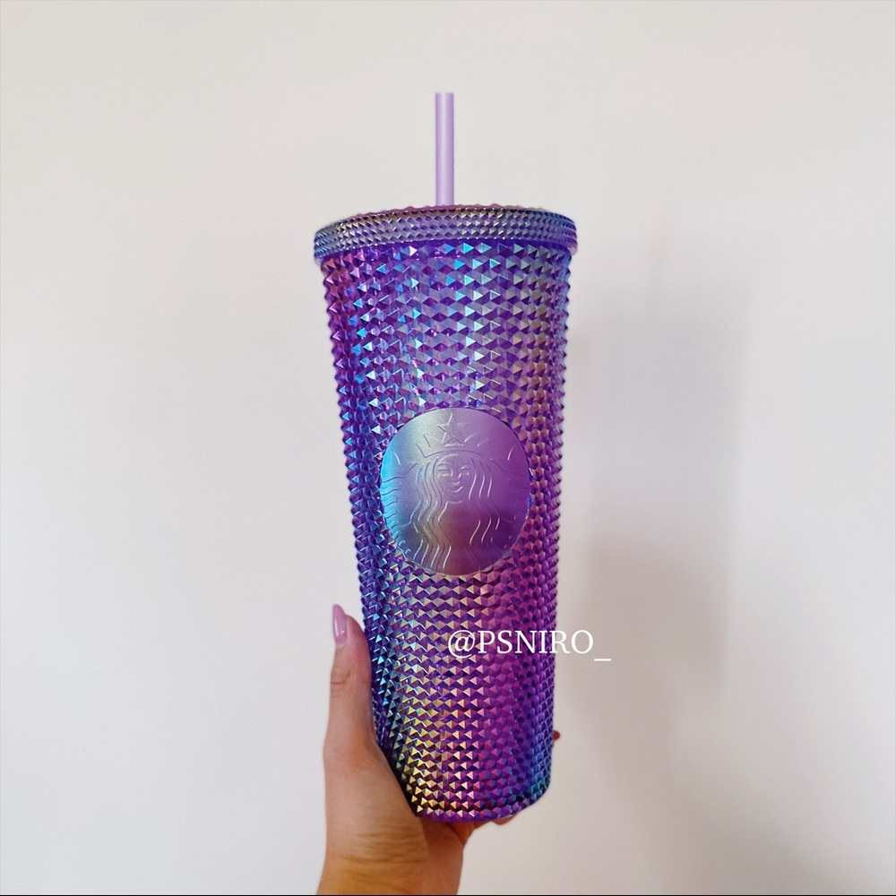 Starbucks Purple Oil Slick Studded Tumbler